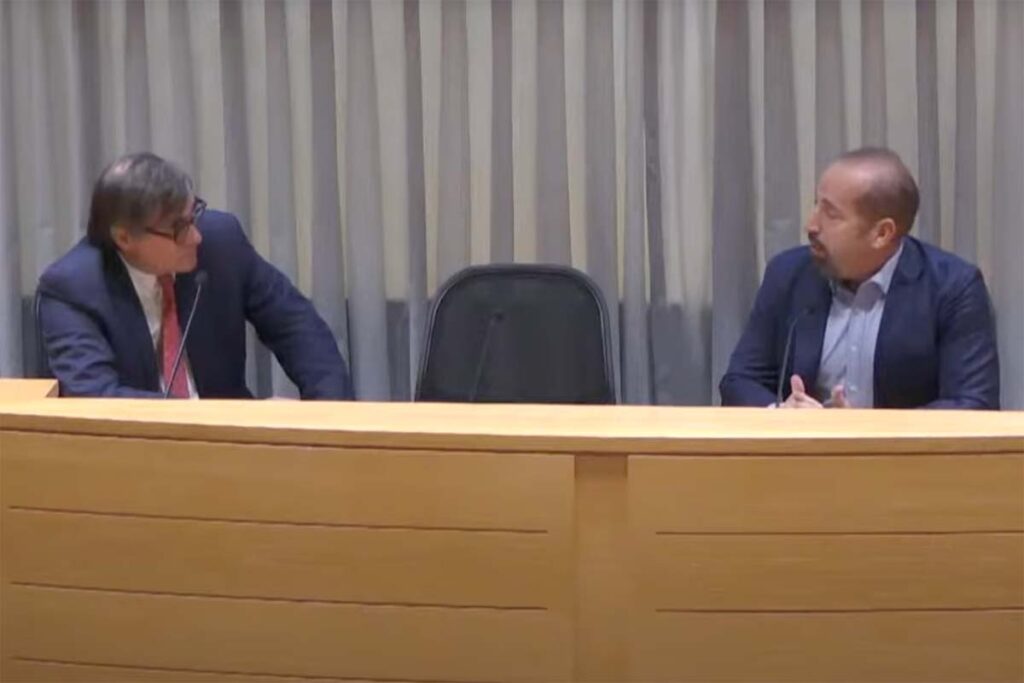 Thad Bereday spoke to his alma mater at Case Western Reserve University School of Law